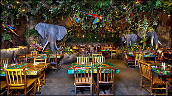 Rainforest Cafe Interior