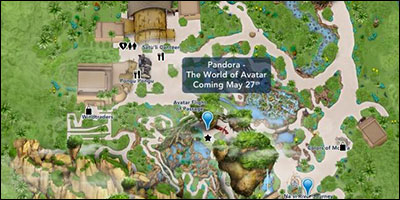 Pandora - World of Avatar Map
