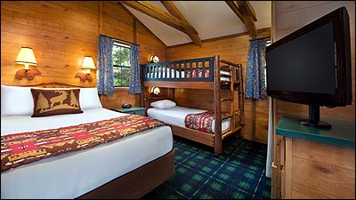 main bedroom with bunk beds