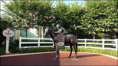 Saratoga Horse Statue